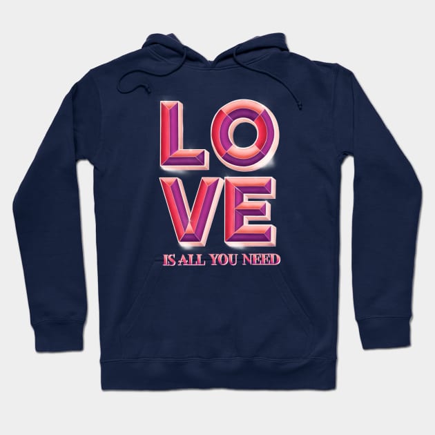 Love Hoodie by CalliLetters